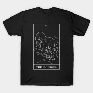 Emperor Dinosaur Tyrannosaurus Rex Tarot T-Shirt